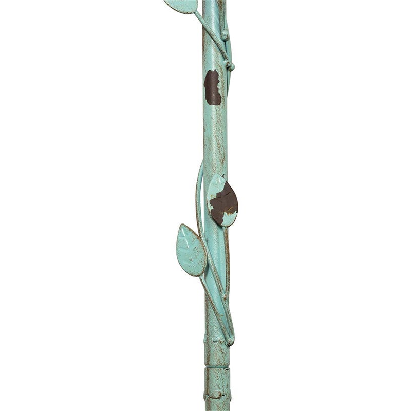 MOCOME Bird Houses for Outside with Pole Metal Birdhouse Stakes Decorative Outdoor, Reclaimed Faucet Accent (Teal, 52") - Image 4